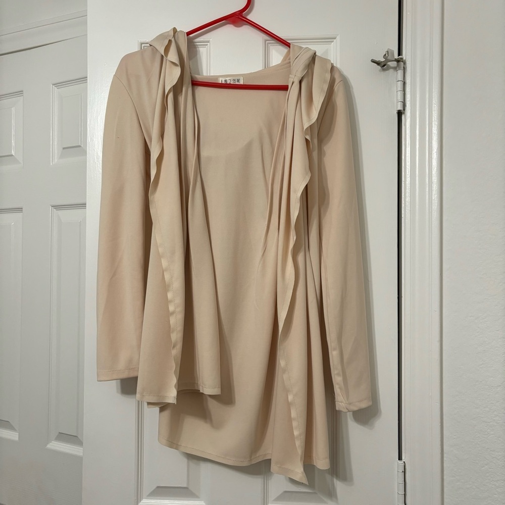 Waterfall jacket/ robe